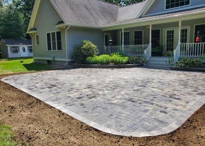 Patio Paver Installation Project - Glastonbury, CT