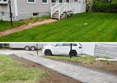 Stone Patio & Walkway Installation Project in Granby, CT