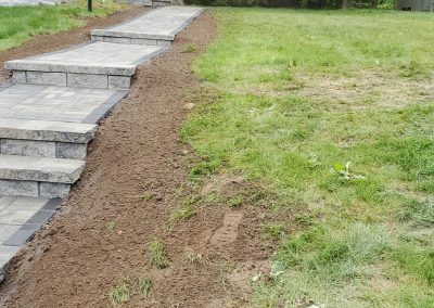 Stone Patio & Walkway Installation Project in Granby, CT