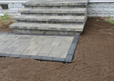 Stone Patio & Walkway Installation Project in Granby, CT