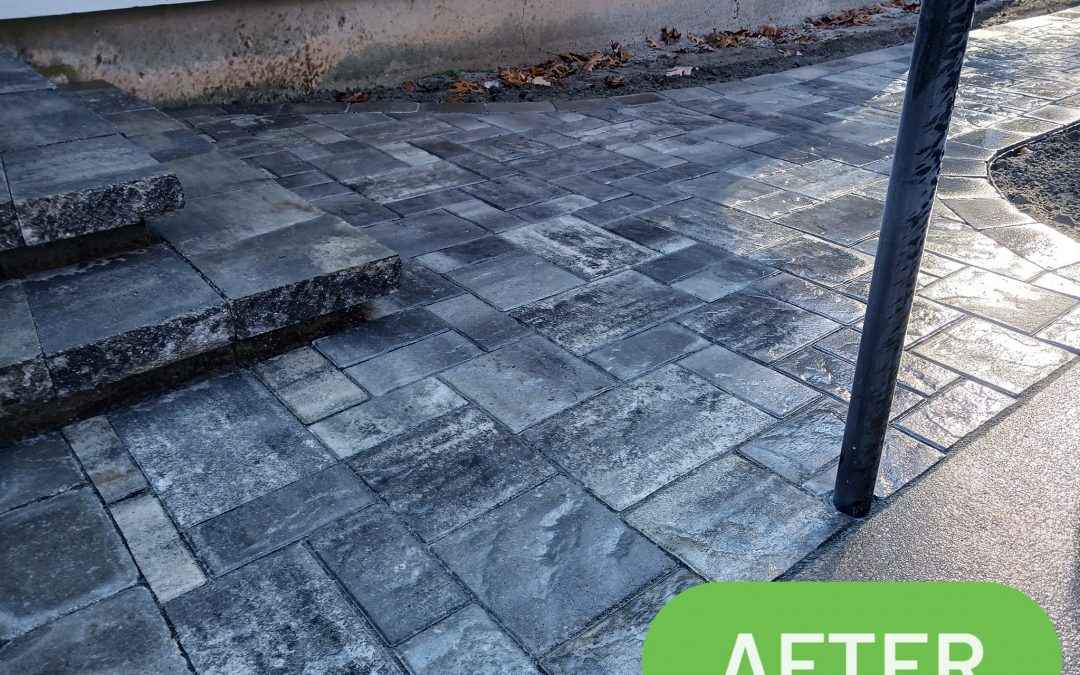 Bloomfield, CT | Stone Paver Walkway, Patio Design & Build